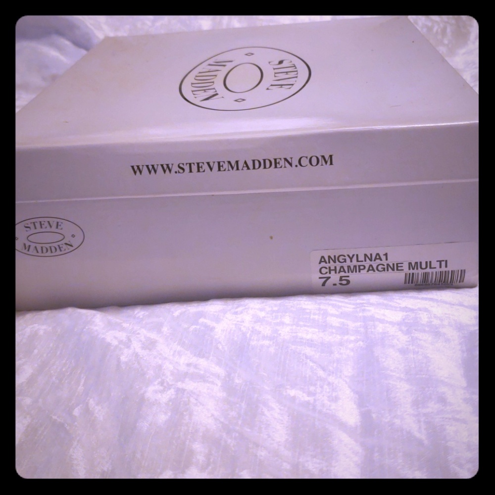 Beautiful Multi Colored Iridescent Rhinestone Heel - image 1